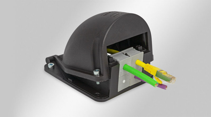 KEL-FW | Split bulkhead for 90° cable entry