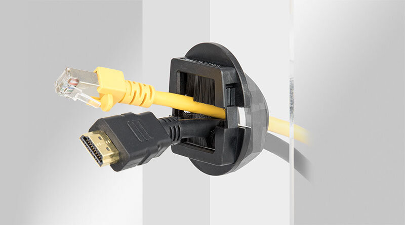 KEL-BES-S | Split cable gland with brush strips